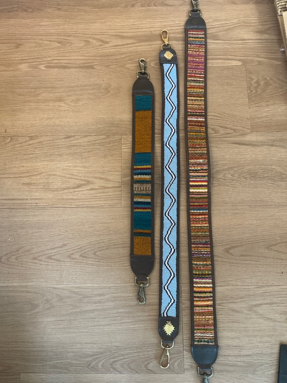 Nena & co strap Set of 3 Decorative Woven Bag Straps - Multicolor